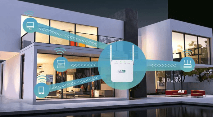 Modern house and wifi coverage